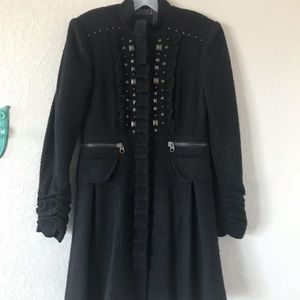 Military style dress coat